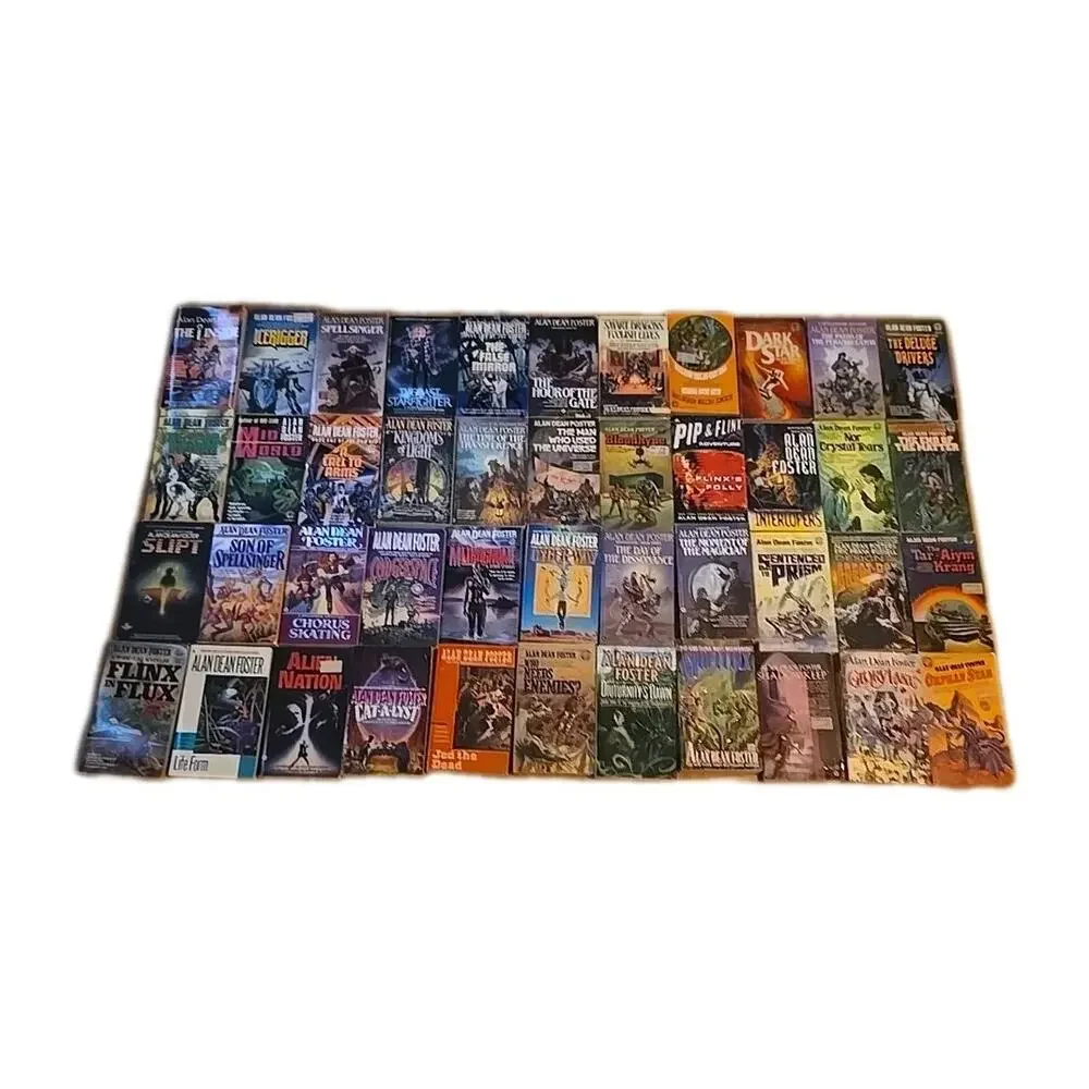 VTG Bulk Lot 44 Alan Dean Foster Thriller Horror Sci-Fi‎ Series Paperback Books
